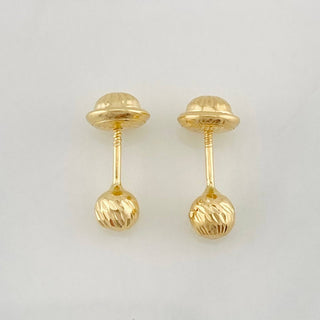 Topos Bola | Oro Amarillo 18K | 0.55 g | 4 mm