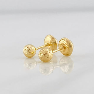 Topos Bola | Oro Amarillo 18K | 0.55 g | 4 mm