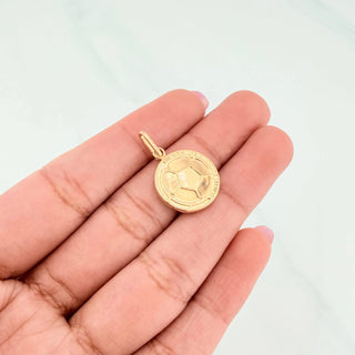 Dije Escudo Colombia | Oro Amarillo 18K | 1.1 g | 2.3 cm