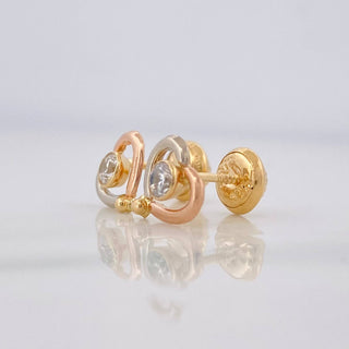 Topos Corazon | Tres Oros 18K | 0.85 g | 7 mm