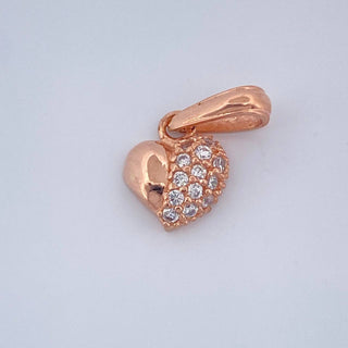 Dije Corazón | Oro Rosa 18K | 0.7 g | 1.5 cm
