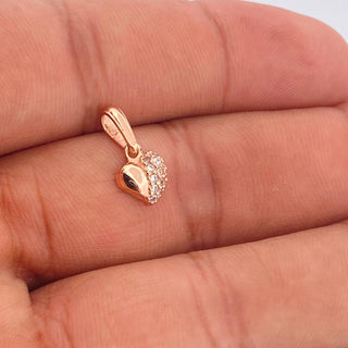 Dije Corazón | Oro Rosa 18K | 0.7 g | 1.5 cm