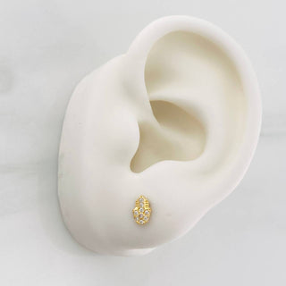Topos Mano Hamsa | Oro Amarillo 18K | 0.75 g | 6.2 mm