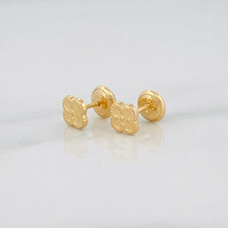 Topos Trébol | Oro Amarillo 18K | 0.65 g | 5 mm