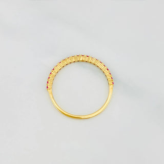 Anillo Churumbela Rubies | Oro Amarillo 18K | 1.05 g | T7