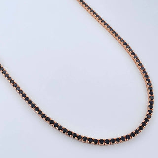Cadena Tenis | Oro Rosa 18K | 21.4gr | 45.5cm | 4mm