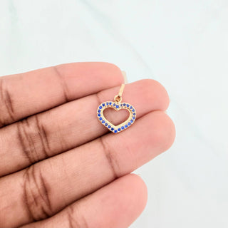 Dije Silueta Corazón | Oro Amarillo 18K | 0.7 g | 1.7 cm
