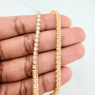 Pulso Tennis | Oro Amarillo 18K | 11 g | 19.2 cm | 2.92 mm