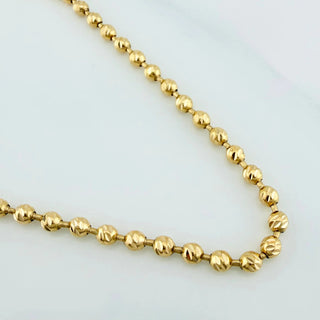 Cadena Militar | Oro Amarillo 18K | 19.5 g | 62.5 cm | 3.14 mm