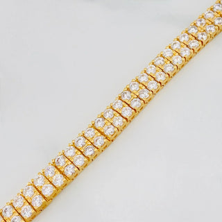 Pulso Tennis | Oro Amarillo 18K | 24.85 g | 19.7 cm | 5.87 mm