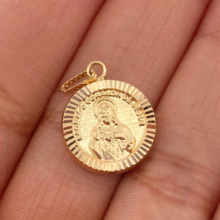 Dije Sagrado Corazón Jesús | Oro Amarillo 18K | 0.95 g | 2.1 cm