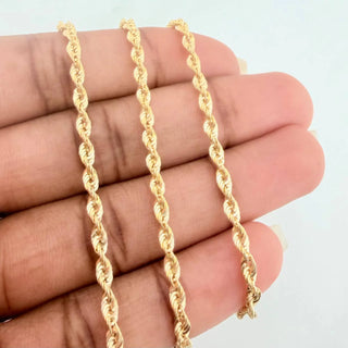 Cadena Lazo | Oro Amarillo +3 18K | 3.15gr | 45cm | 2.4mm